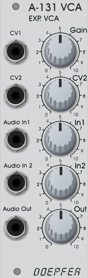 Doepfer A-131 Exponential VCA — 8 HP