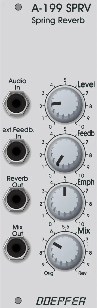 Doepfer A-199 Spring Reverb — 8 HP