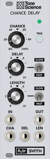 AJH Synth Chance Delay — 8 HP