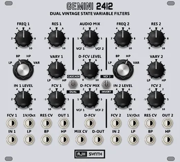 AJH Synth Gemini 2412 — 28 HP