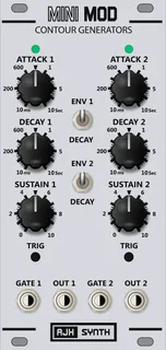 AJH Synth MiniMod Dual Contour — 12 HP
