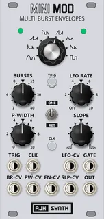 AJH Synth MiniMod Multi Burst Envelopes — 12 HP