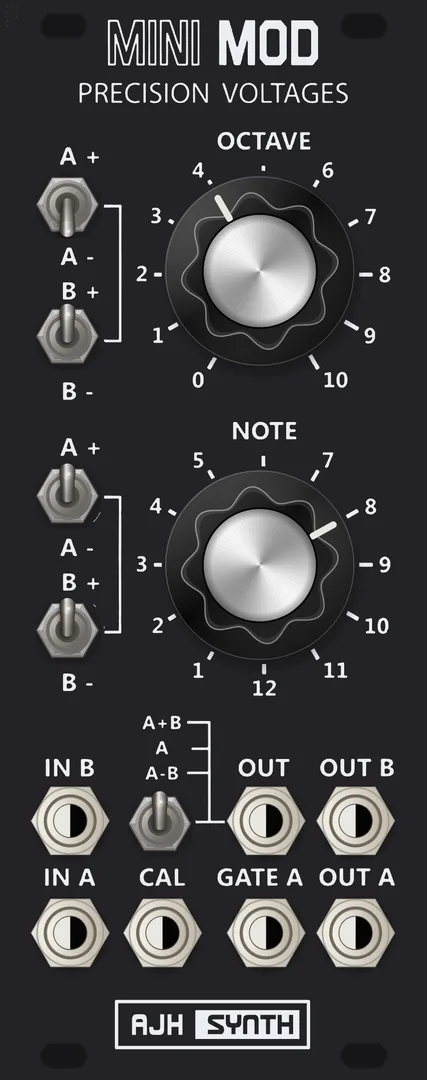AJH Synth MiniMod Precision Voltages — 10 HP