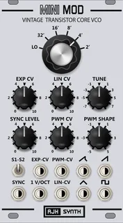 AJH Synth MiniMod VCO — 14 HP