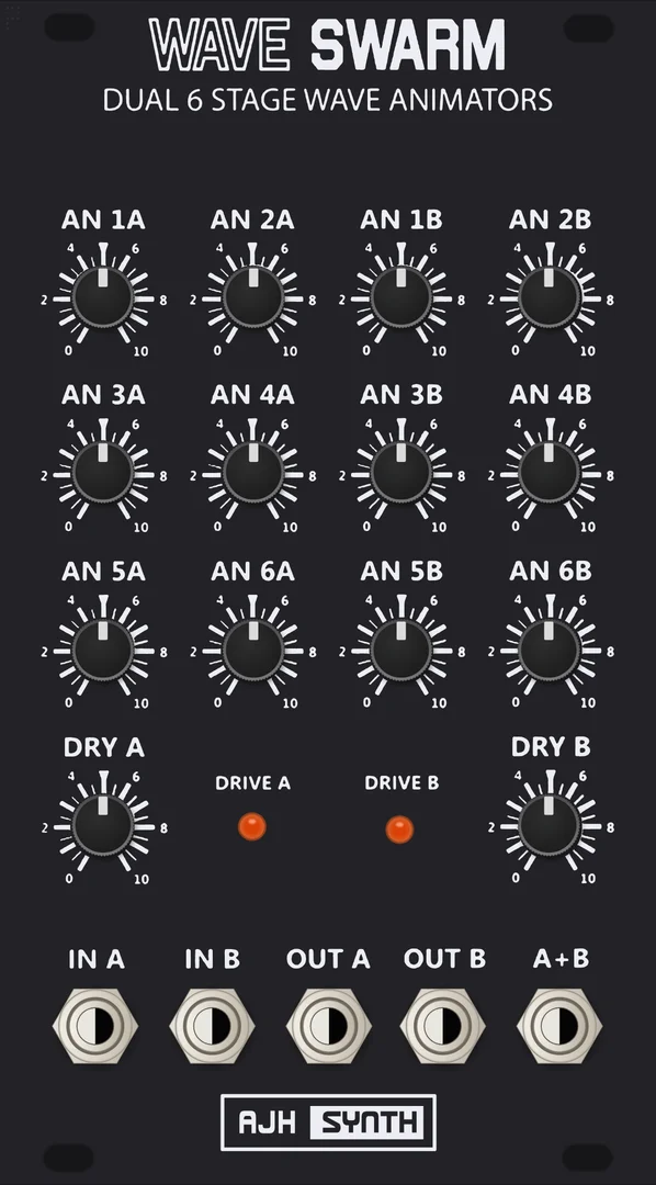 AJH Synth WaveSwarm — 14 HP
