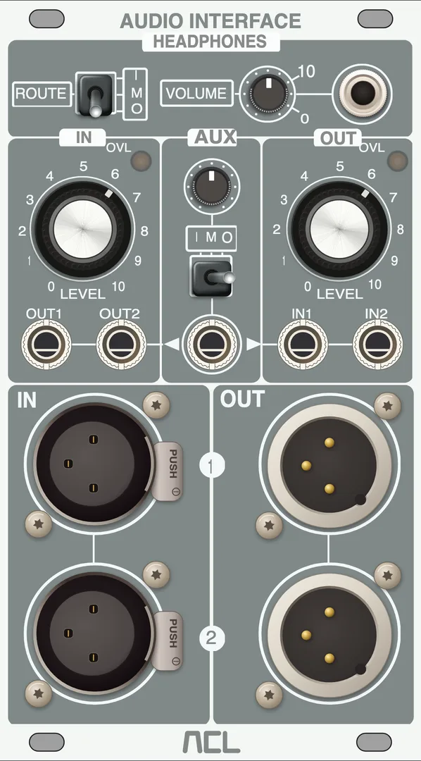 Audiophile Circuits League Audio Interface — 14 HP