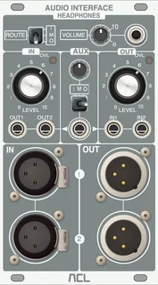 Audiophile Circuits League Audio Interface — 14 HP