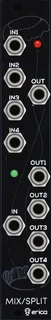 Erica Synths Black Mixer / Splitter v2 — 4 HP