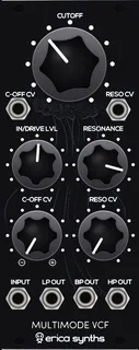 Erica Synths Black Multimode VCF — 10 HP