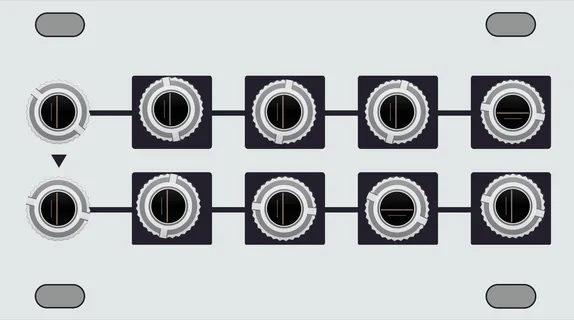 Intellijel Buff Mult 1U — 14 HP