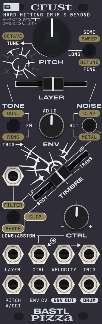 Bastl Instruments Crust — 8 HP