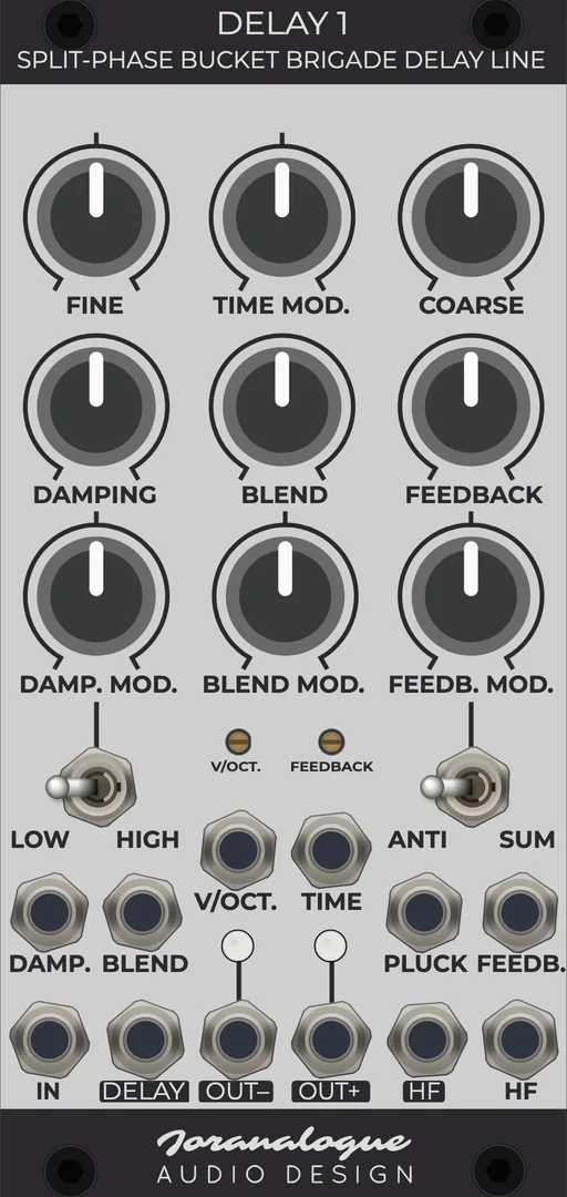 Joranalogue Audio Design Delay 1 — 12 HP
