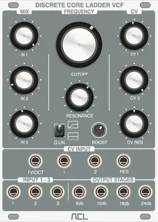 Audiophile Circuits League Discrete Core Ladder VCF — 18 HP