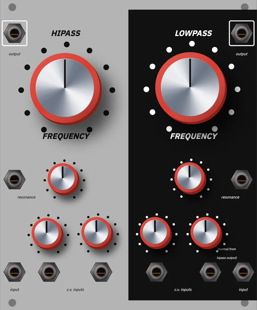 Verbos Electronics Dual Four Pole — 21 HP