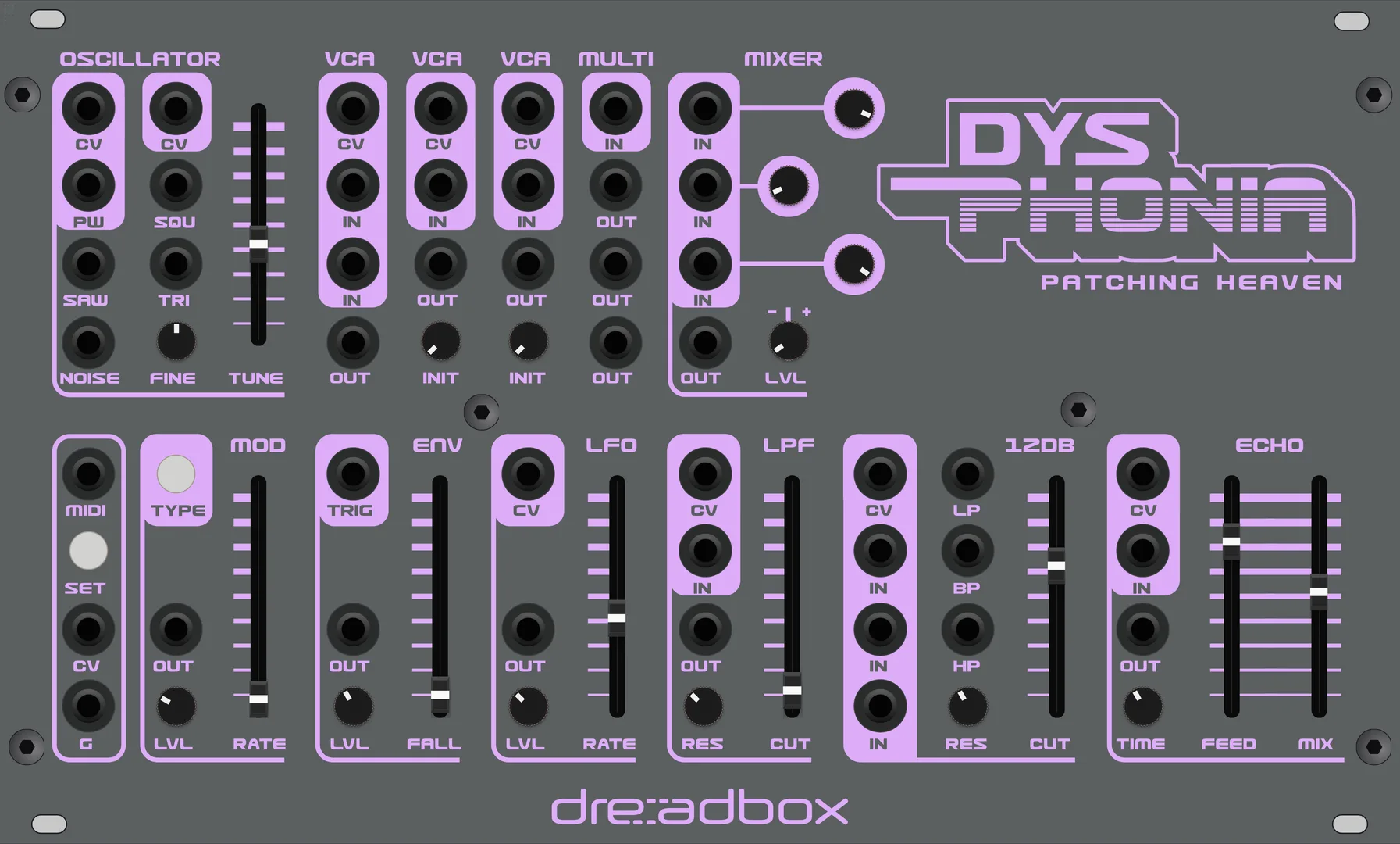 Dreadbox Dysphonia — 42 HP