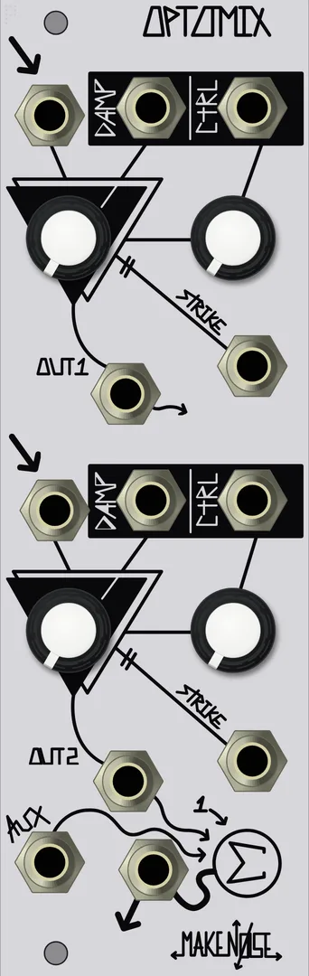 Make Noise Optomix — 8 HP