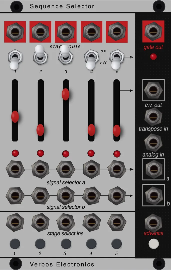 Verbos Electronics Sequence Selector — 16 HP