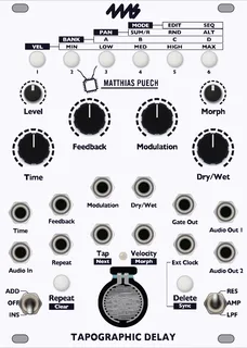 4ms Company Tapographic Delay — 18 HP