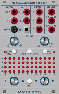 Tiptop Audio Programmable Pulser Model 242t — 16 HP