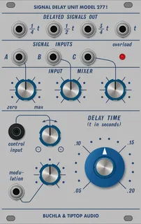 Tiptop Buchla Signal Delay Unit Model 277t — 16 HP