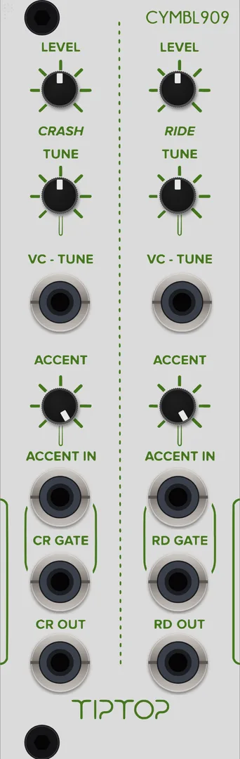 Tiptop Audio CYMBL909 — 8 HP