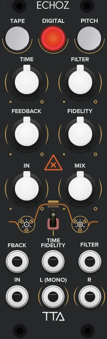 Tiptop Audio ECHOZ (black) — 8 HP