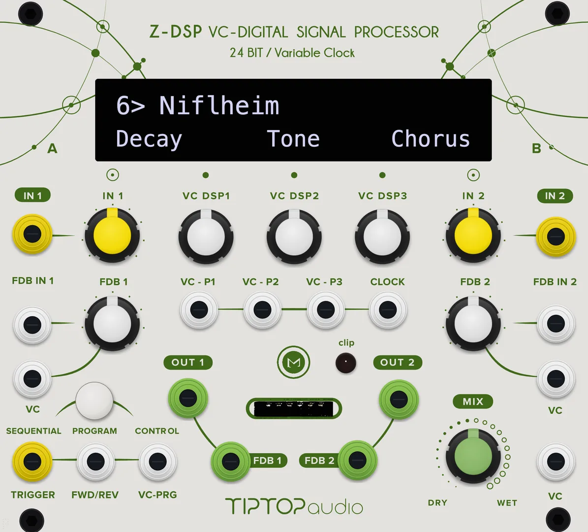 Tiptop Audio Z-DSP NS — 28 HP