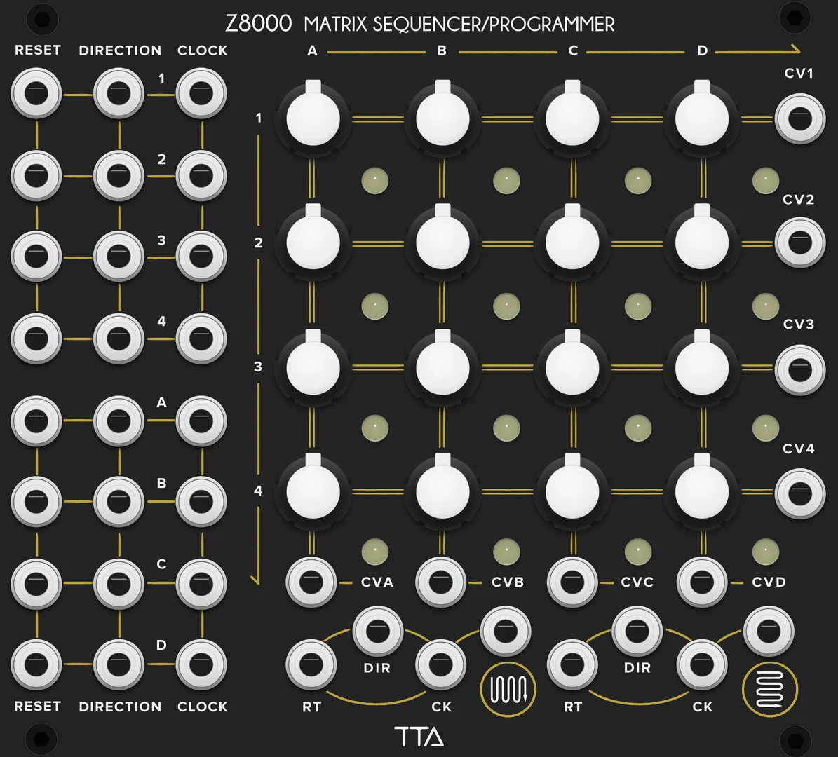 Tiptop Audio Z8000 Matrix Sequencer (black) — 28 HP
