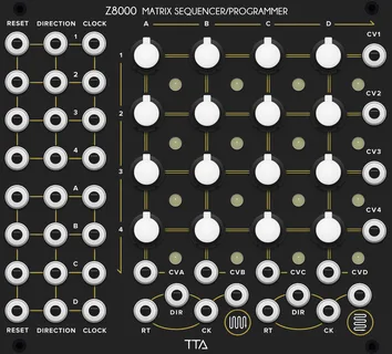 Tiptop Audio Z8000 Matrix Sequencer (black) — 28 HP