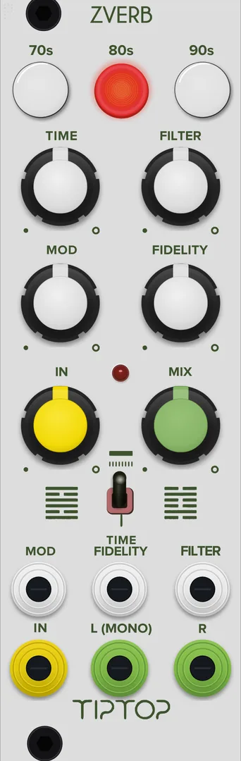Tiptop Audio ZVERB — 8 HP