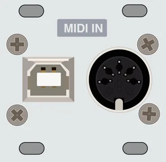 Intellijel µMIDI Jacks 1U — 8 HP