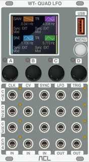Audiophile Circuits League WT-QUAD LFO — 14 HP