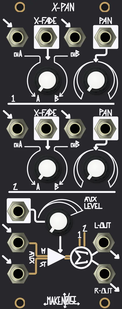 Make Noise X-PAN — 10 HP